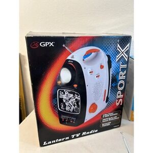 GPX SPORT X TV Lantern Radio Camping Outdoor NFL NBA Flash Light Weather 3wy PWR